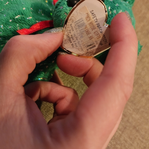 Lot of 4 TY Beanie Babies - Bears (Decade, Curly, Teddy, & Dazzler) 3 w/ Tags - Picture 15 of 15